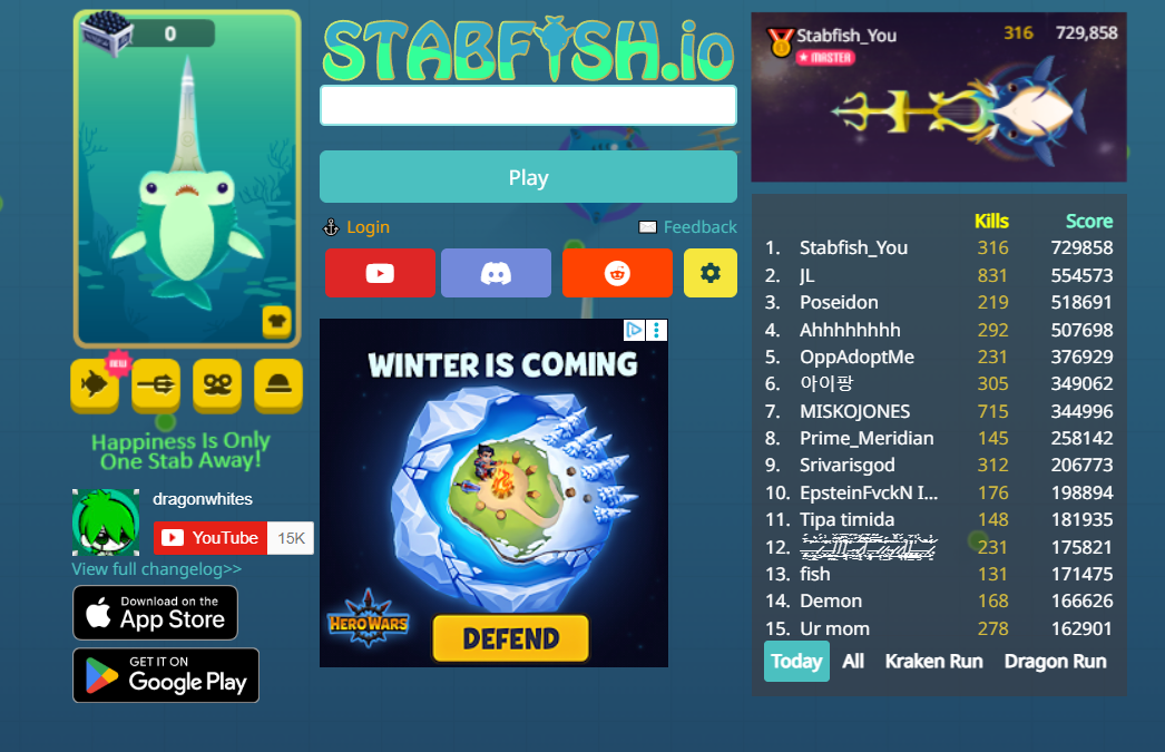 Stabfish Io game cover