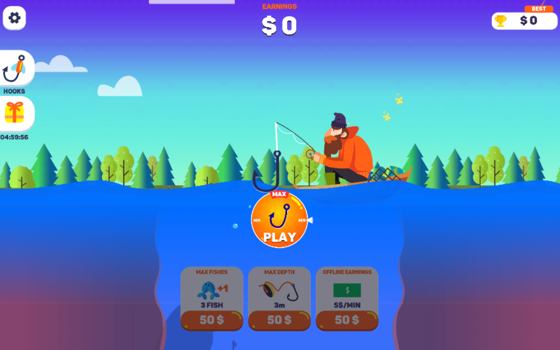 Tiny Fishing game cover
